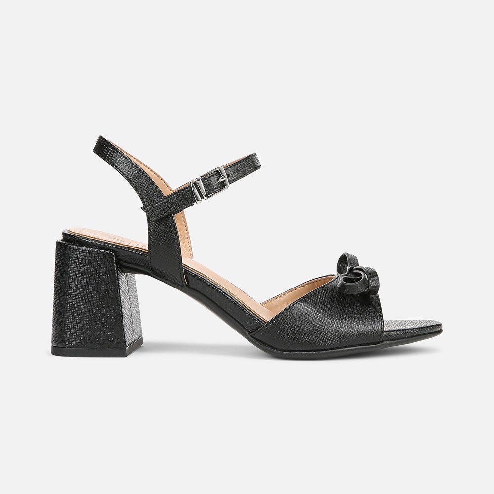Naturalizer Deandra Dress Sandal - Black Faux Leather Naturalizer Deandra Dress Sandal - Black Faux Leather