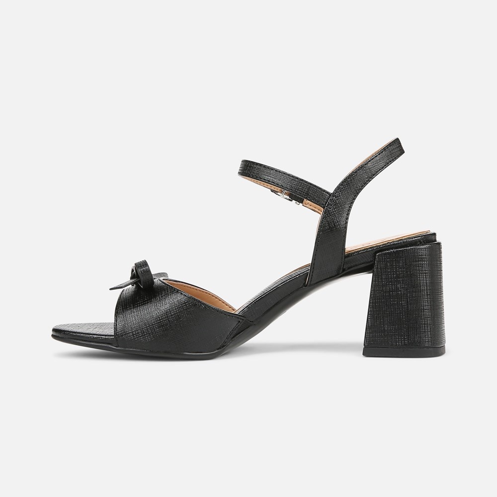 Naturalizer Deandra Dress Sandal - Black Faux Leather Naturalizer Deandra Dress Sandal - Black Faux Leather