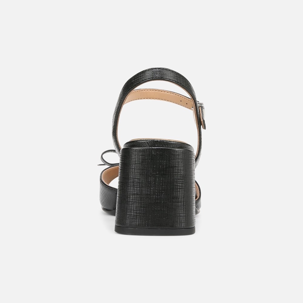 Naturalizer Deandra Dress Sandal - Black Faux Leather Naturalizer Deandra Dress Sandal - Black Faux Leather