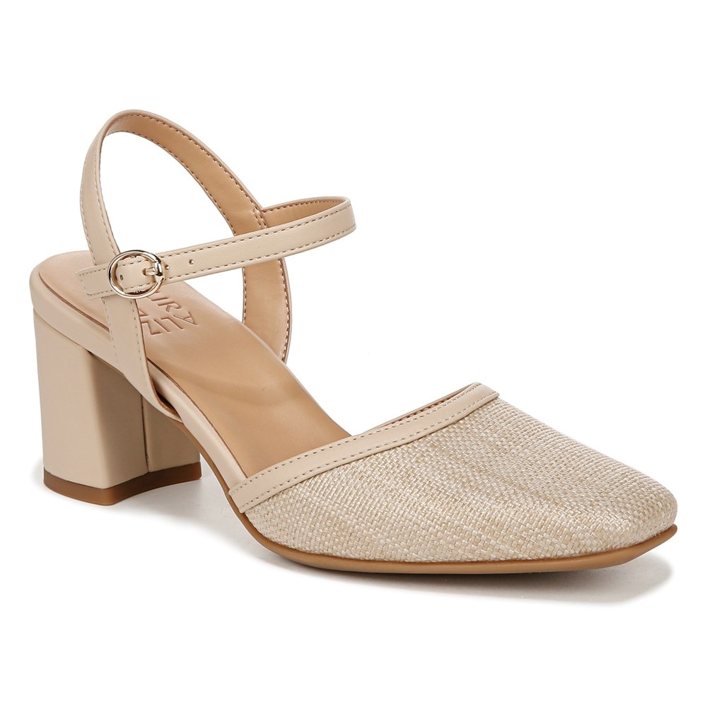 Naturalizer Wave Dress Shoe - Tan Straw Fabric Naturalizer Wave Dress Shoe - Tan Straw Fabric