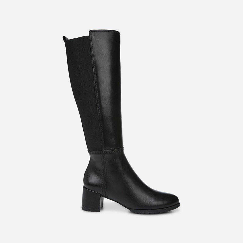 Naturalizer Brent Weatherproof Knee High Boot - BLACK LEATHER Naturalizer Brent Weatherproof Knee High Boot - BLACK LEATHER