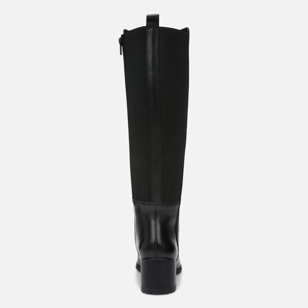 Naturalizer Brent Weatherproof Knee High Boot - BLACK LEATHER Naturalizer Brent Weatherproof Knee High Boot - BLACK LEATHER