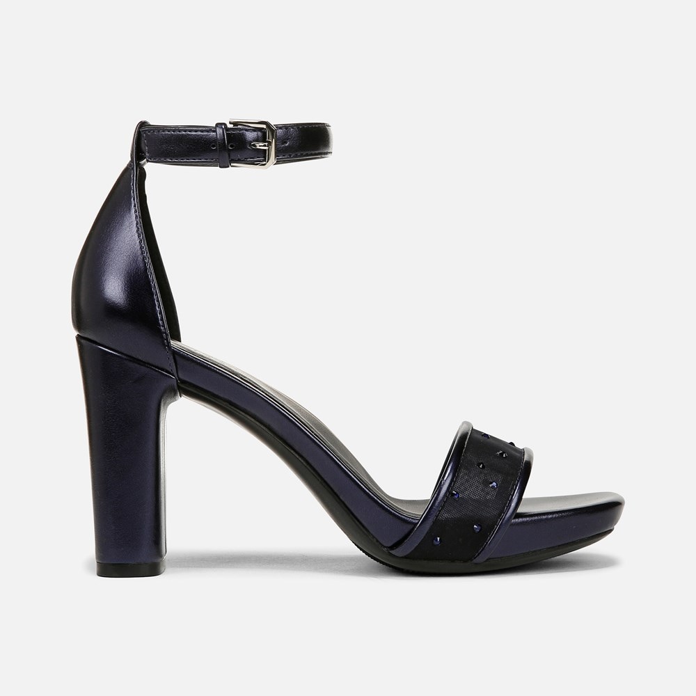 Naturalizer Joy Dress Sandal - Midnight Blue Leather Naturalizer Joy Dress Sandal - Midnight Blue Leather