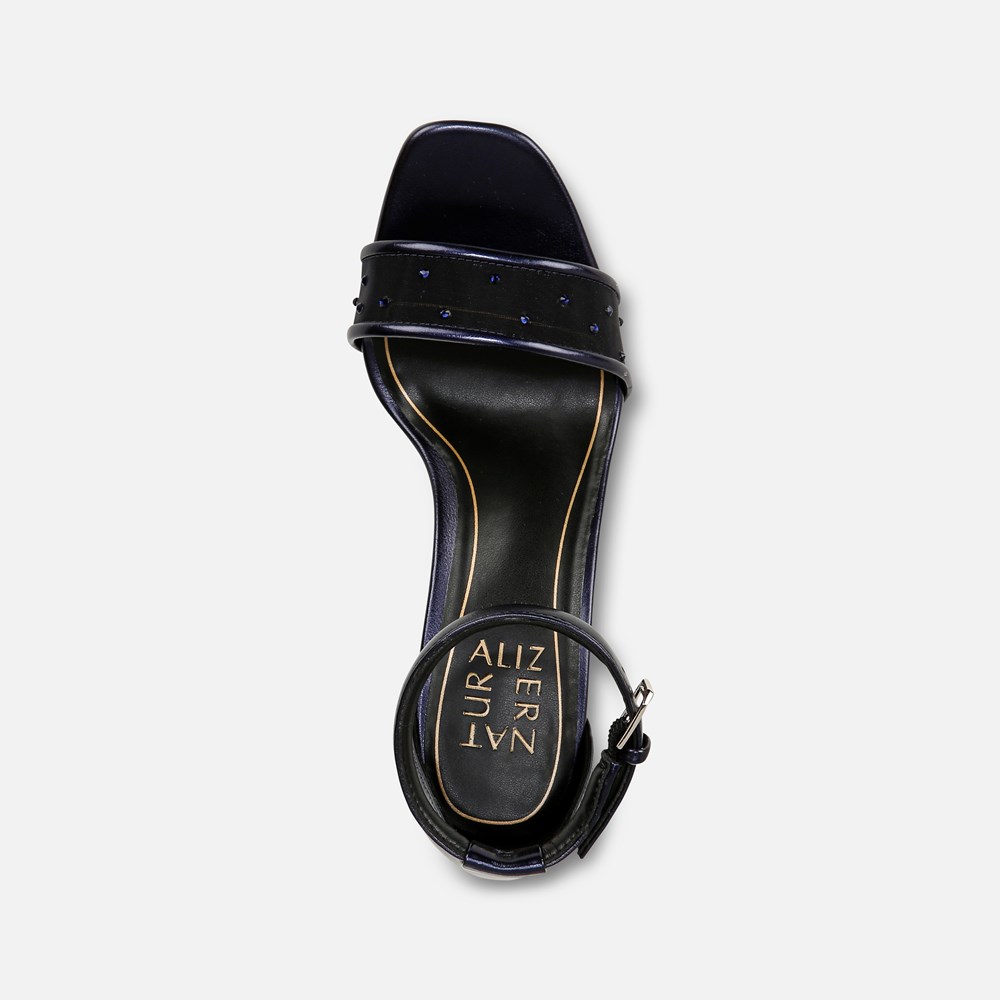 Naturalizer Joy Dress Sandal - Midnight Blue Leather Naturalizer Joy Dress Sandal - Midnight Blue Leather
