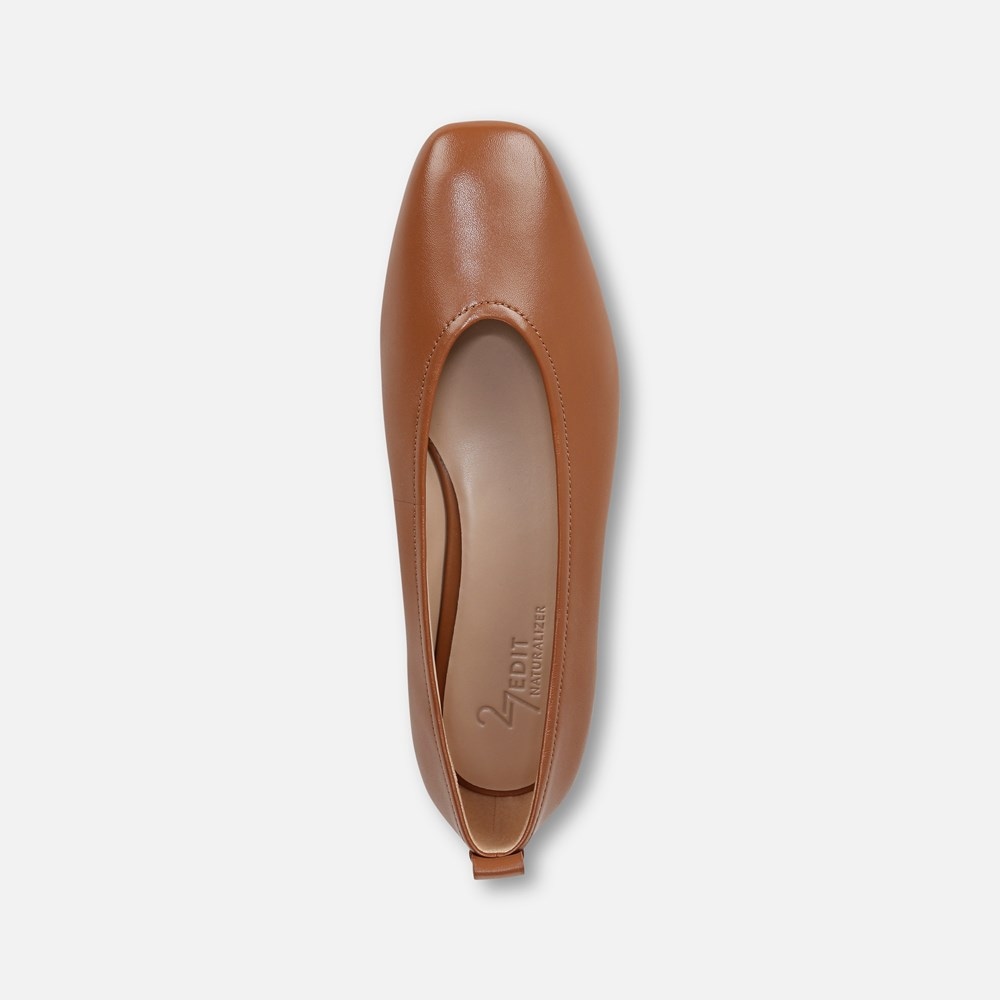 Naturalizer 27 Edit Carla Flat - English Tea Leather Naturalizer 27 Edit Carla Flat - English Tea Leather