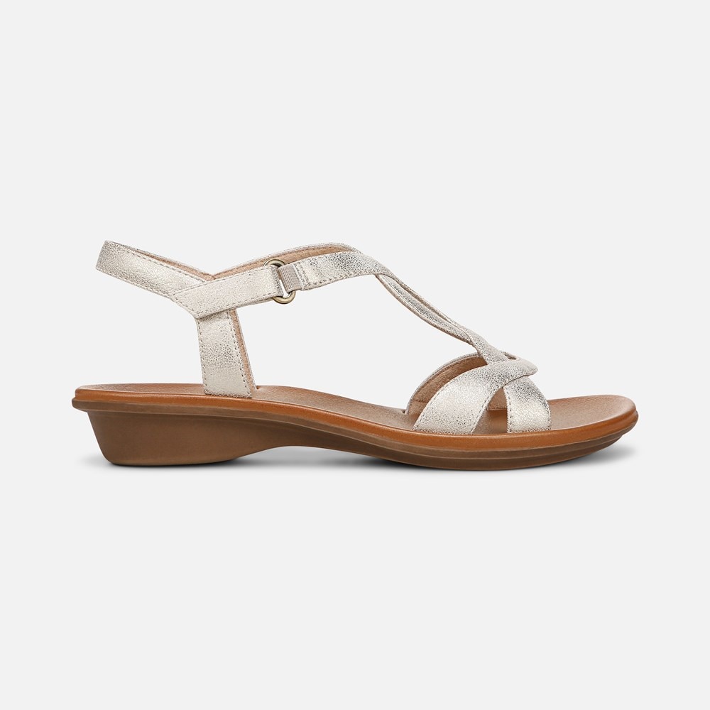 Naturalizer SOUL Solo Sandal - Gold Faux Leather Naturalizer SOUL Solo Sandal - Gold Faux Leather