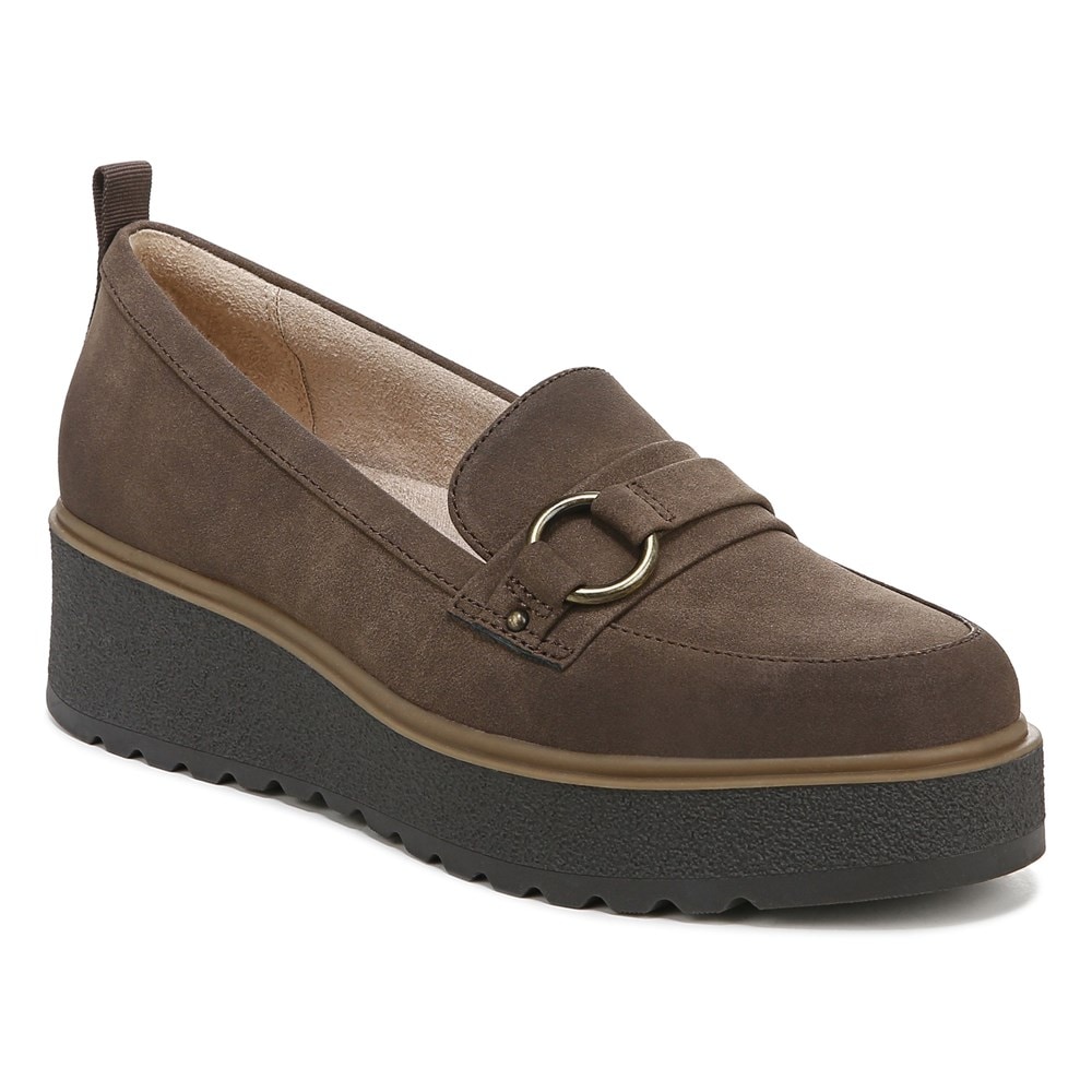 Naturalizer SOUL Joyla Loafer - Chocolate Synthetic Naturalizer SOUL Joyla Loafer - Chocolate Synthetic