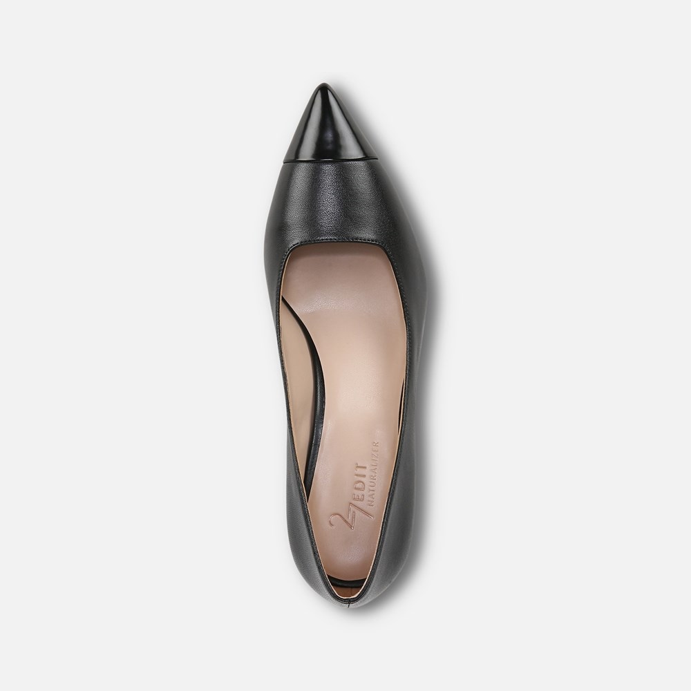 Naturalizer 27 EDIT Mara Pump - Black Leather Naturalizer 27 EDIT Mara Pump - Black Leather