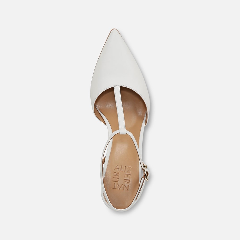 Naturalizer Astrid Pump - White Leather Naturalizer Astrid Pump - White Leather