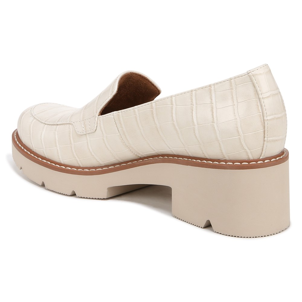 Naturalizer Cabaret Loafer - Porcelain Croco Faux Leather Naturalizer Cabaret Loafer - Porcelain Croco Faux Leather