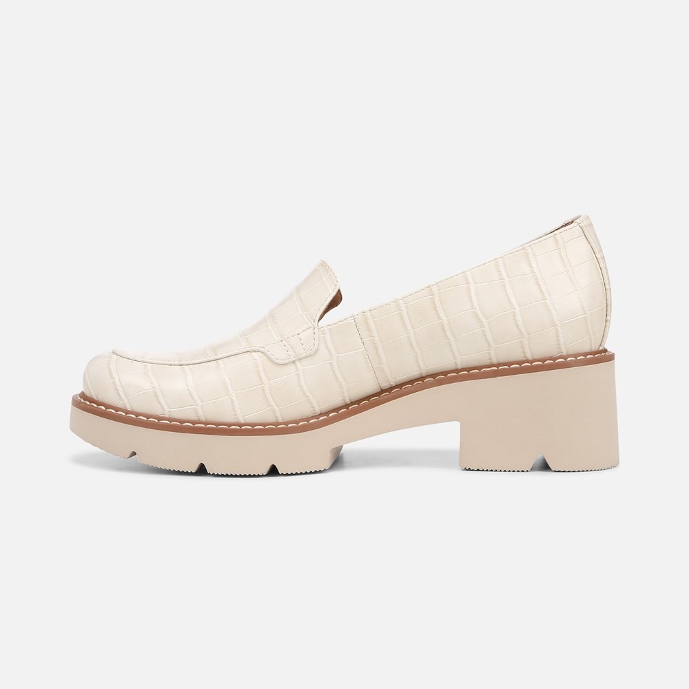Naturalizer Cabaret Loafer - Porcelain Croco Faux Leather Naturalizer Cabaret Loafer - Porcelain Croco Faux Leather