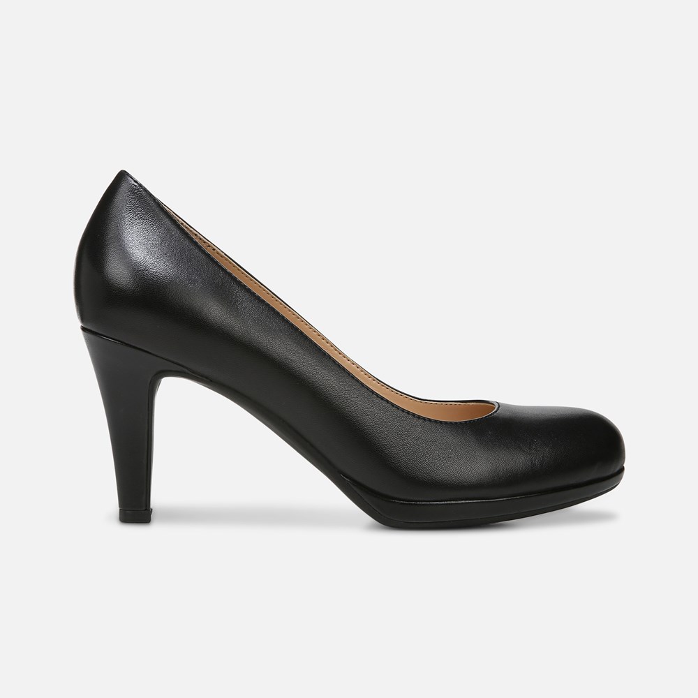 Naturalizer Michelle Pump - Black Leather Naturalizer Michelle Pump - Black Leather