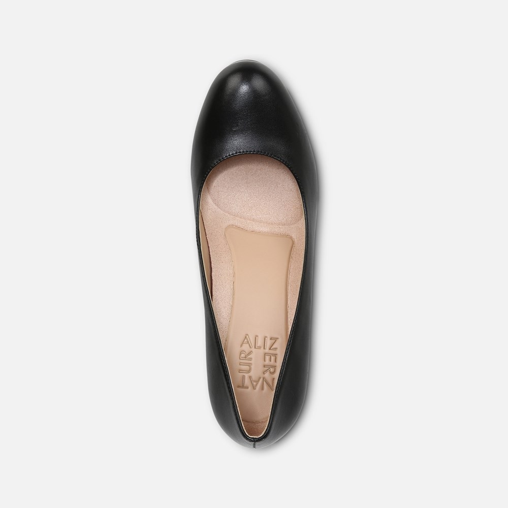 Naturalizer Michelle Pump - Black Leather Naturalizer Michelle Pump - Black Leather