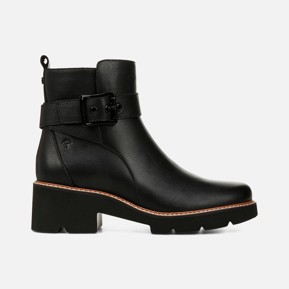 Naturalizer Darry Strap Bootie - Black Leather Naturalizer Darry Strap Bootie - Black Leather