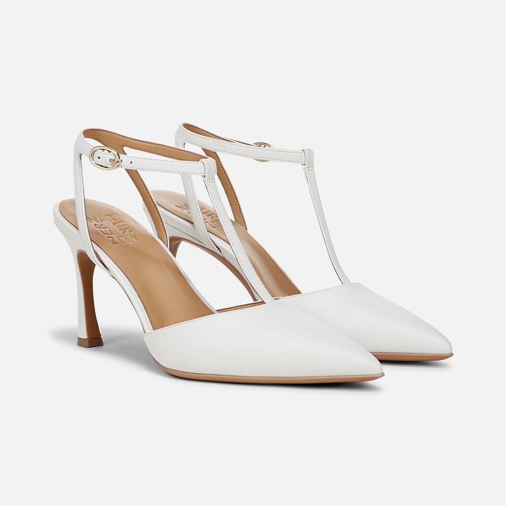 Naturalizer Astrid Pump - White Leather Naturalizer Astrid Pump - White Leather