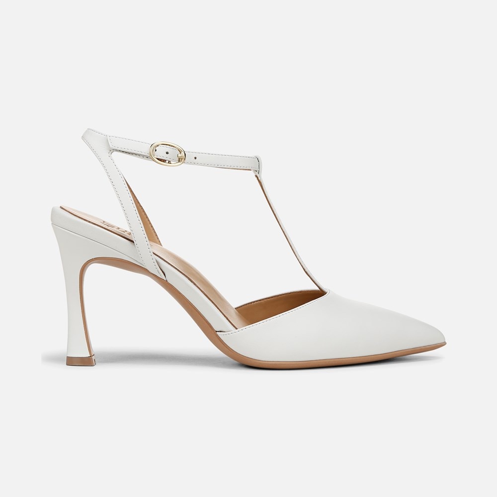 Naturalizer Astrid Pump - White Leather Naturalizer Astrid Pump - White Leather