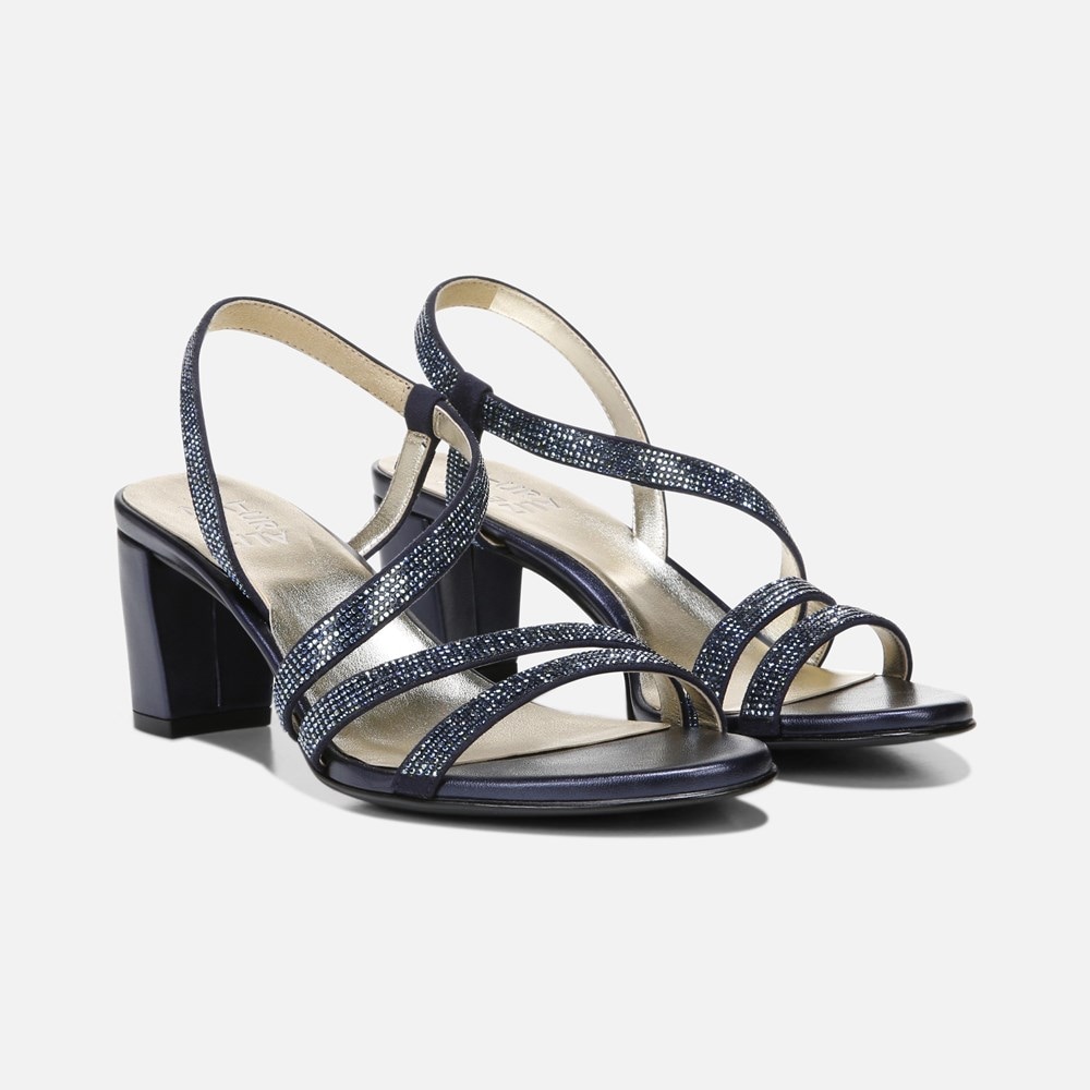 Naturalizer Vanessa Dress Sandal - French Navy Fabric