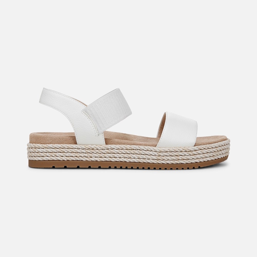 Naturalizer SOUL Diana Strappy Sandal - White Faux Leather Naturalizer SOUL Diana Strappy Sandal - White Faux Leather
