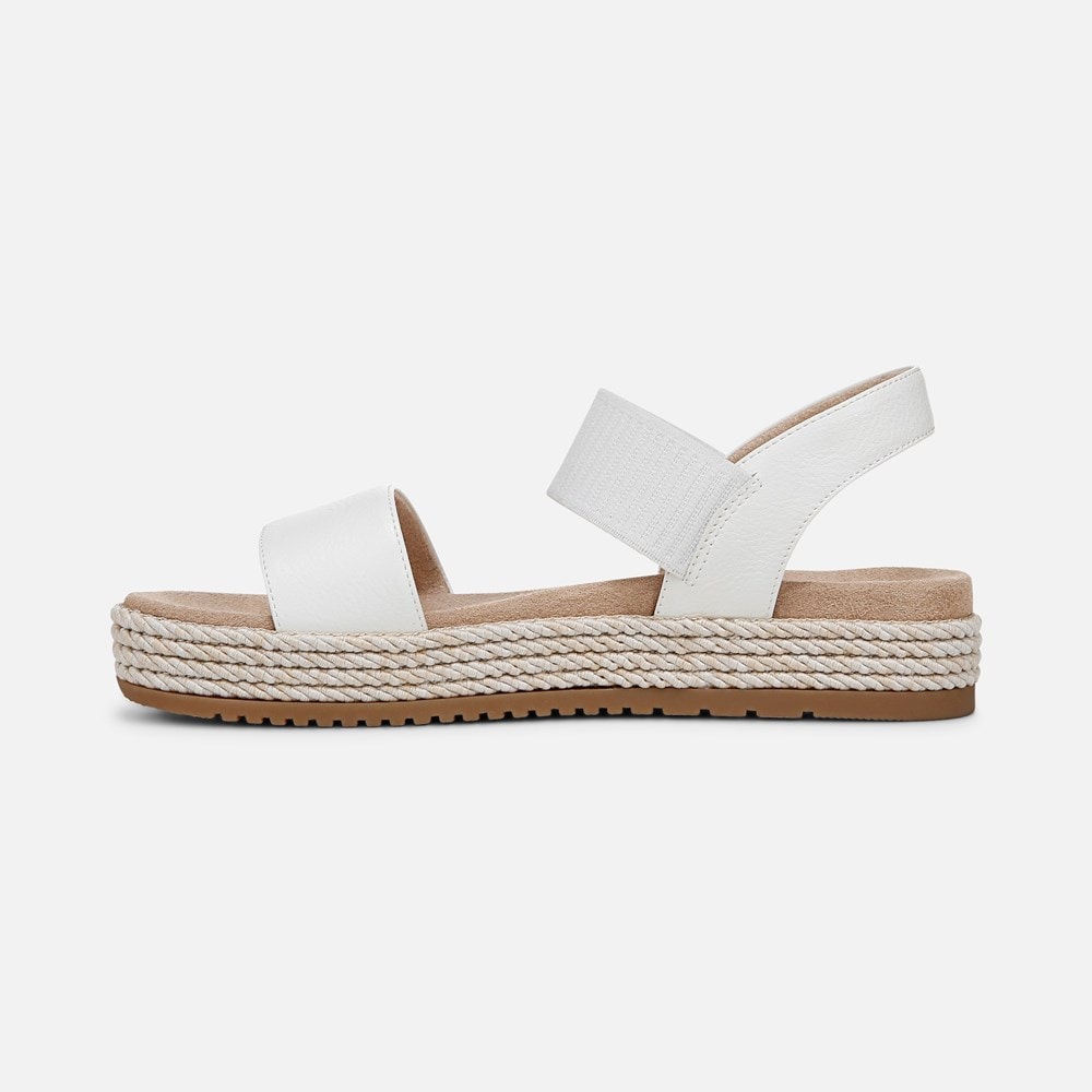 Naturalizer SOUL Diana Strappy Sandal - White Faux Leather Naturalizer SOUL Diana Strappy Sandal - White Faux Leather