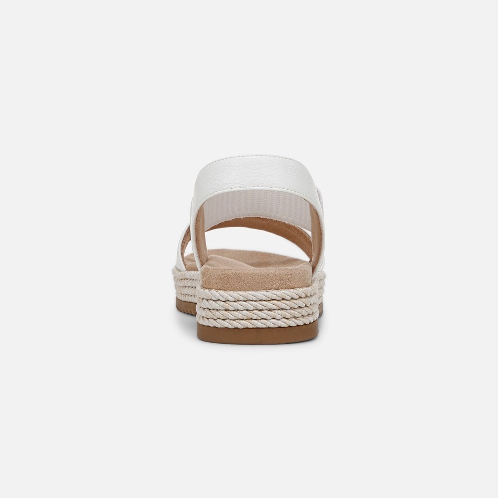 Naturalizer SOUL Diana Strappy Sandal - White Faux Leather Naturalizer SOUL Diana Strappy Sandal - White Faux Leather