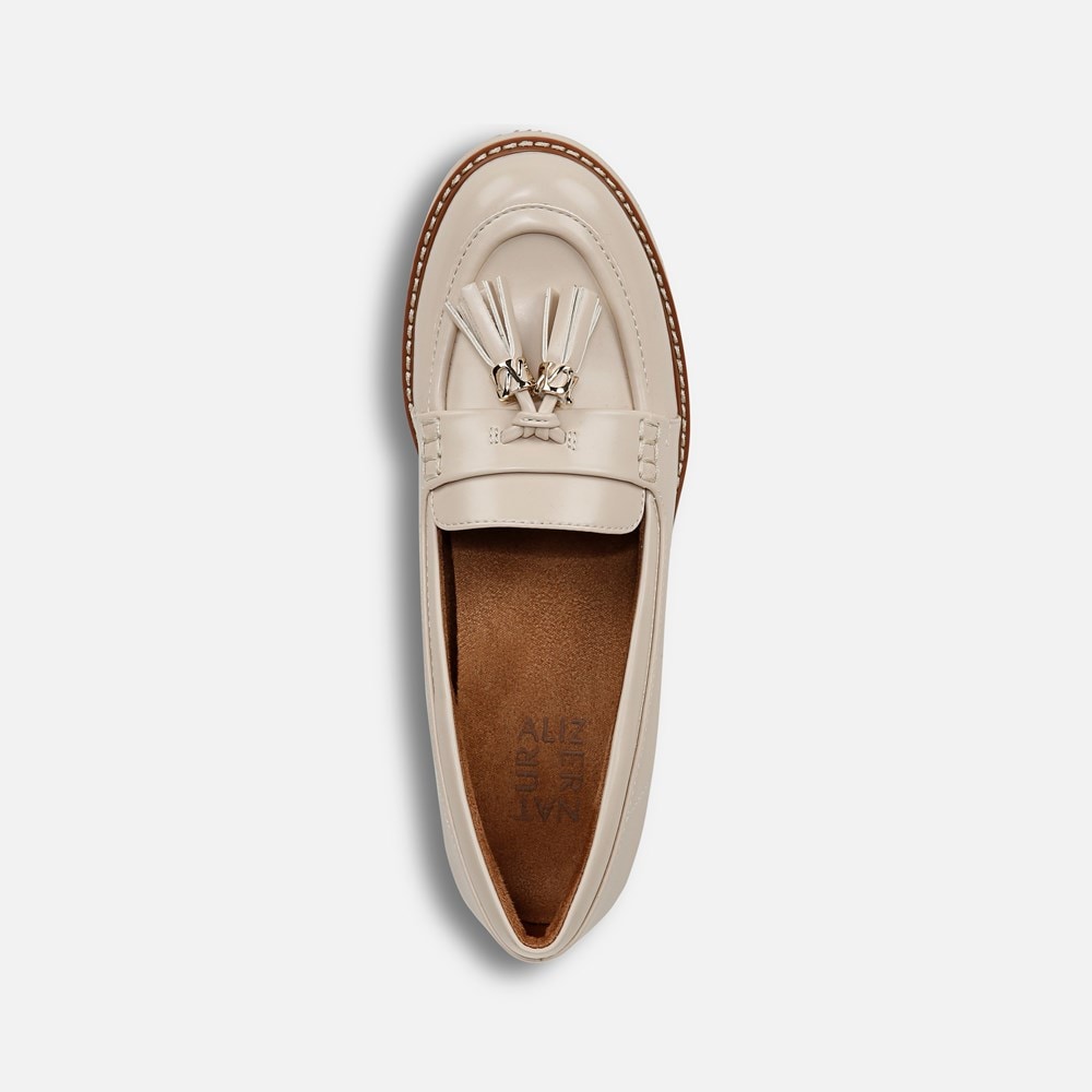 Naturalizer Committed Lug Loafer - Porcelain Faux Leather Naturalizer Committed Lug Loafer - Porcelain Faux Leather