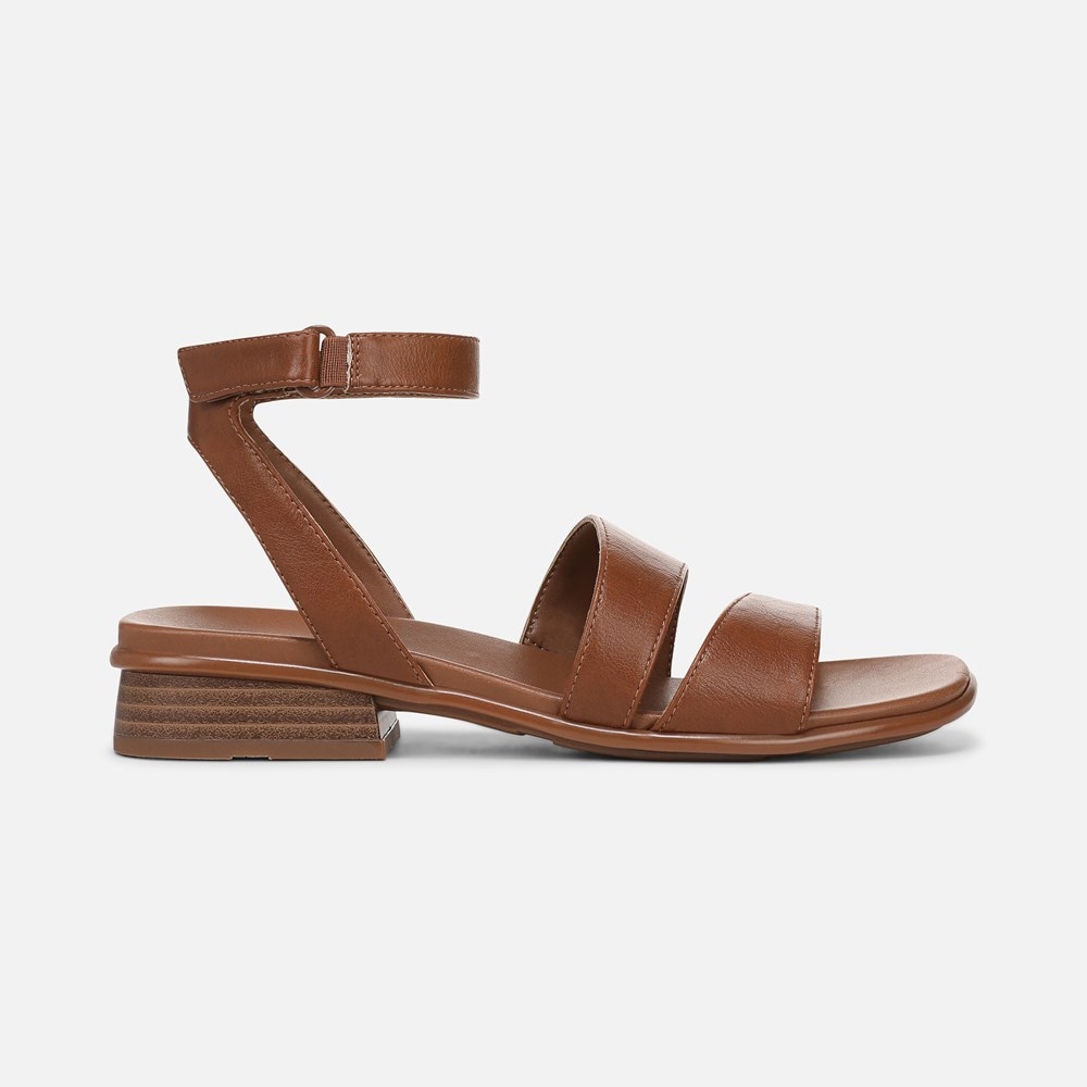 Naturalizer Effie Sandal - Englsih Tea Brown Faux Leather Naturalizer Effie Sandal - Englsih Tea Brown Faux Leather