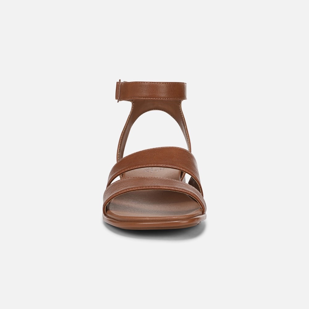 Naturalizer Effie Sandal - Englsih Tea Brown Faux Leather Naturalizer Effie Sandal - Englsih Tea Brown Faux Leather
