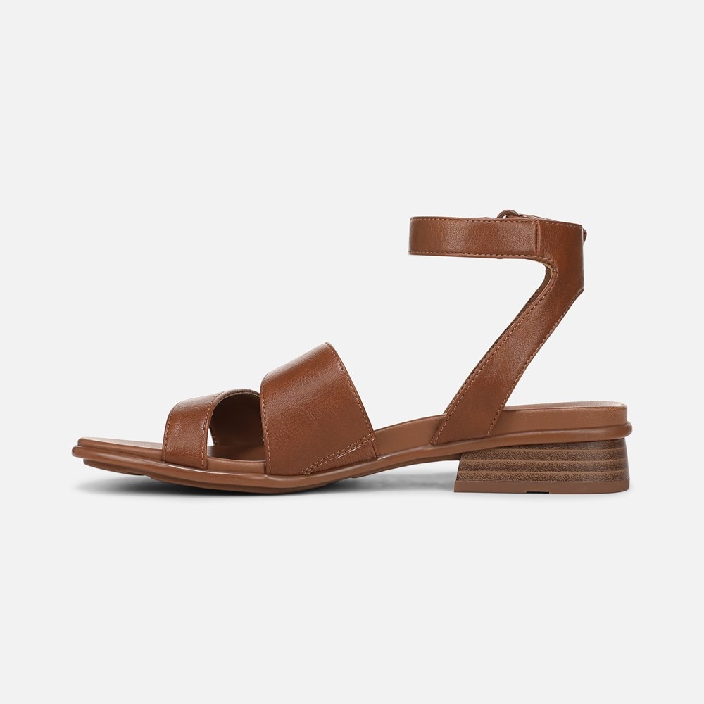 Naturalizer Effie Sandal - Englsih Tea Brown Faux Leather Naturalizer Effie Sandal - Englsih Tea Brown Faux Leather