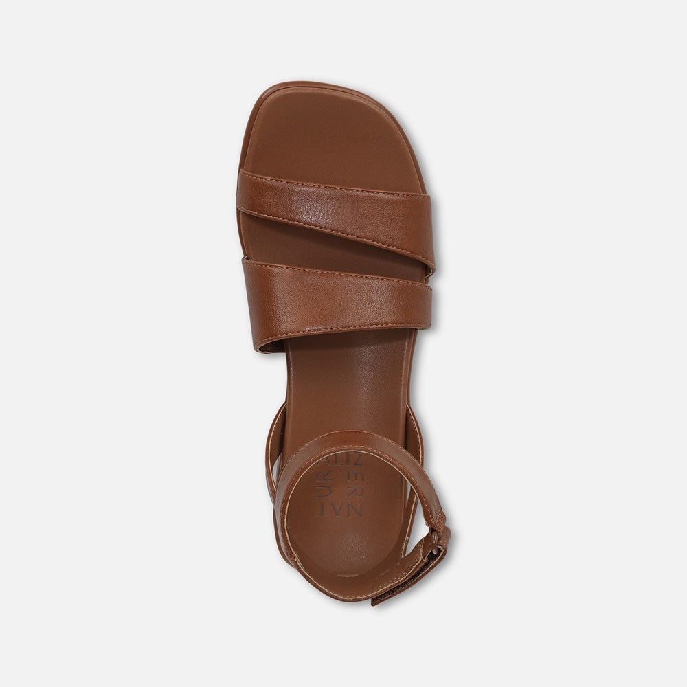 Naturalizer Effie Sandal - Englsih Tea Brown Faux Leather Naturalizer Effie Sandal - Englsih Tea Brown Faux Leather