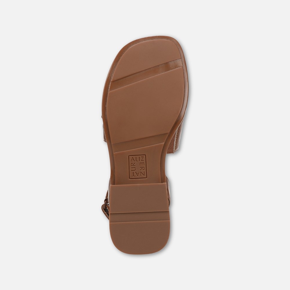 Naturalizer Effie Sandal - Englsih Tea Brown Faux Leather Naturalizer Effie Sandal - Englsih Tea Brown Faux Leather