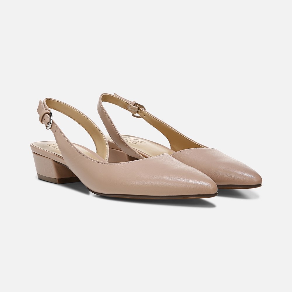 Naturalizer Banks Pointed Toe Flat - Opal Leather