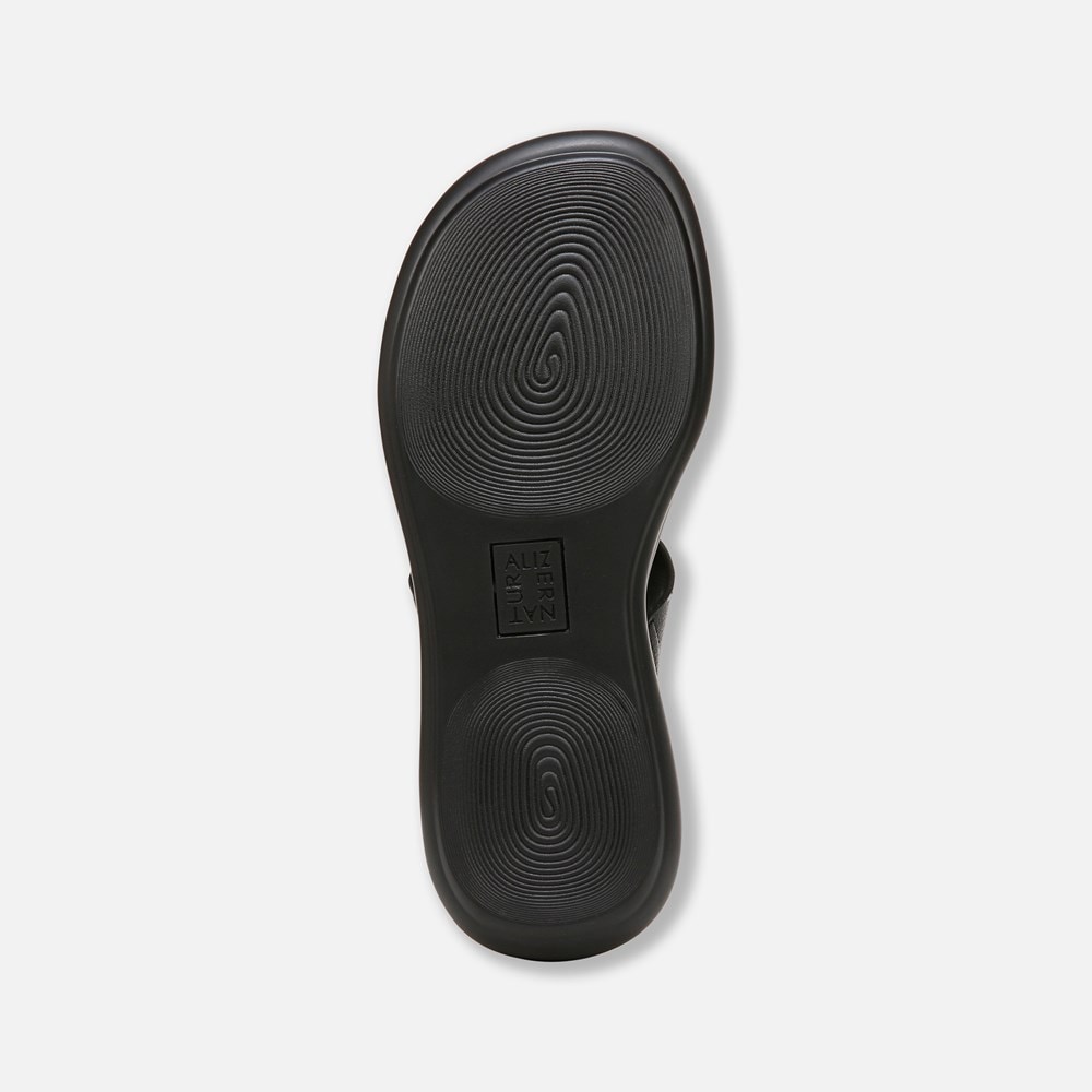 Naturalizer Cailan Sandal - Black Faux Leather Naturalizer Cailan Sandal - Black Faux Leather