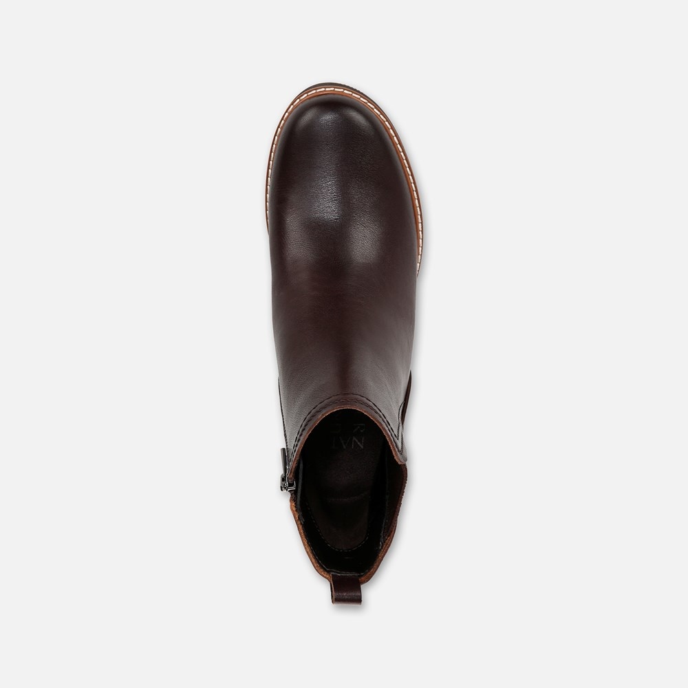 Naturalizer Darry Bootie - Dark Brown Leather Naturalizer Darry Bootie - Dark Brown Leather