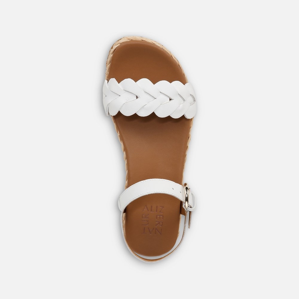 Naturalizer Neila Sandal - White Leather Naturalizer Neila Sandal - White Leather