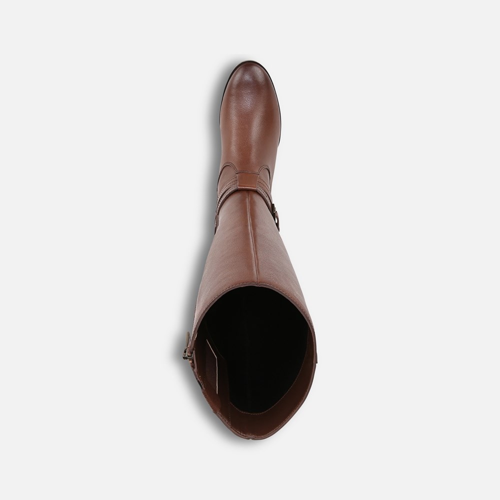 Naturalizer Rory Wide Calf Knee High boot - Cinnamon Brown Leather Naturalizer Rory Wide Calf Knee High boot - Cinnamon Brown Leather