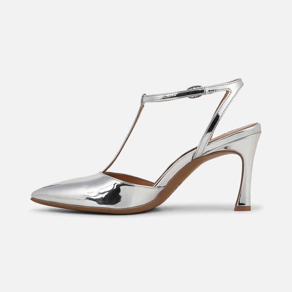 Naturalizer Astrid Pump - Silver Faux Leather Naturalizer Astrid Pump - Silver Faux Leather