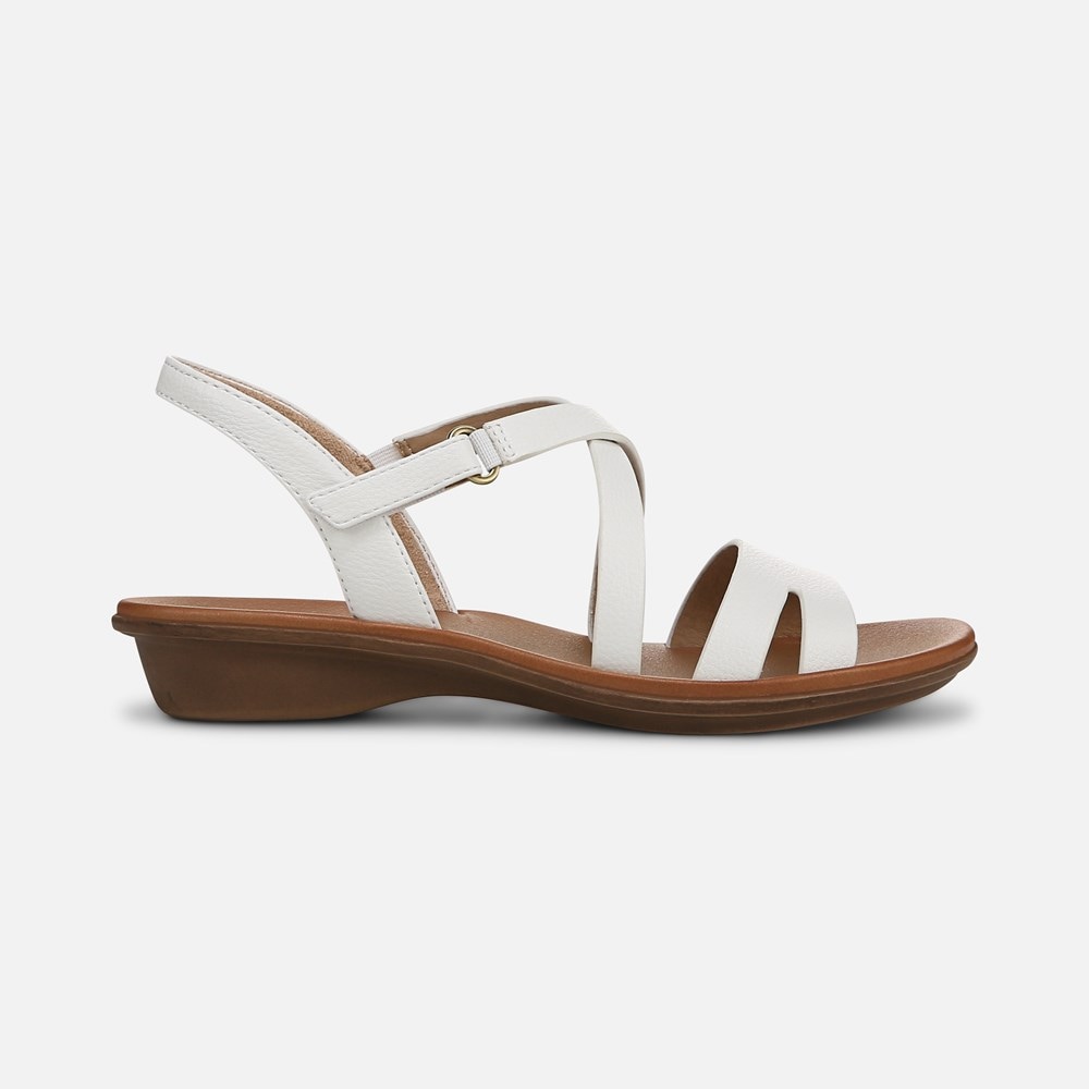 Naturalizer SOUL Shenna Sandal - White Faux Leather Naturalizer SOUL Shenna Sandal - White Faux Leather