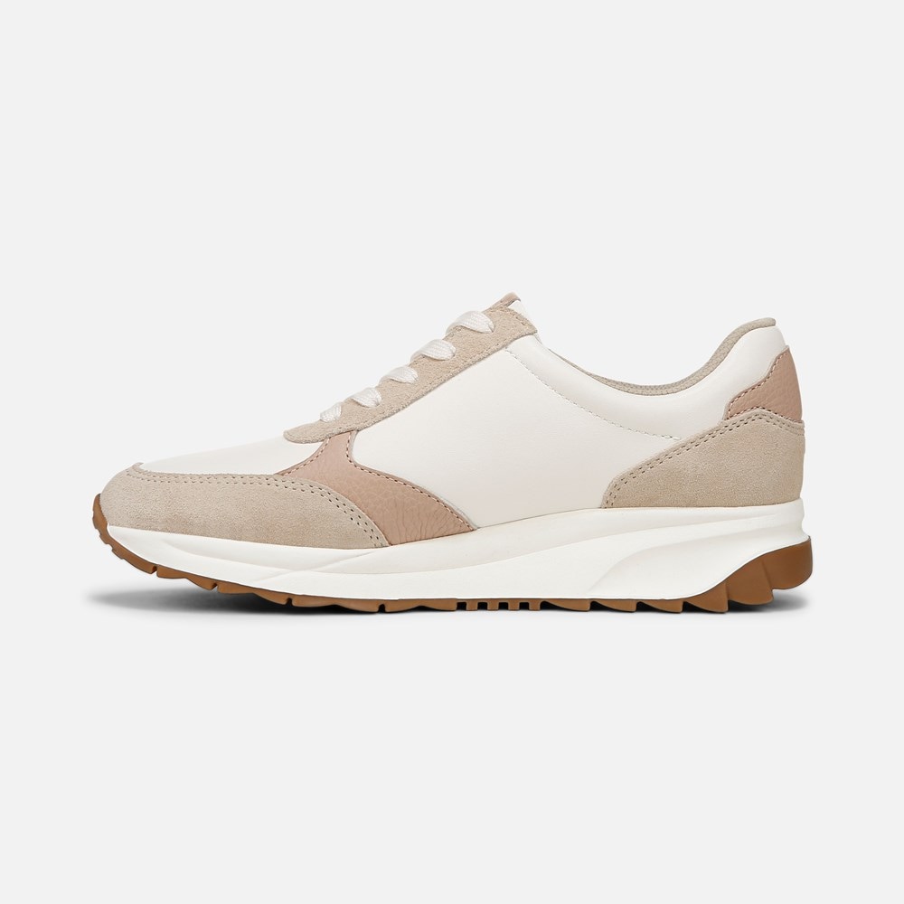 Naturalizer Shay Lace Up Sneaker - Warm White / Porcelain Suede Naturalizer Shay Lace Up Sneaker - Warm White / Porcelain Suede