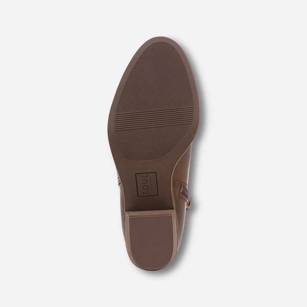 Naturalizer Zaylee Bootie - Cappuccino Brown Faux Leather Naturalizer Zaylee Bootie - Cappuccino Brown Faux Leather