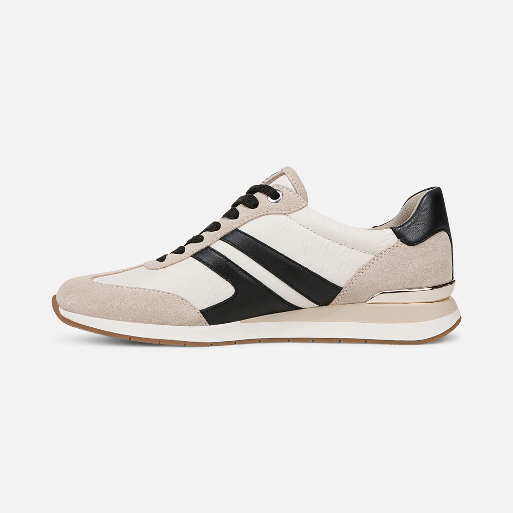 Naturalizer Lorena Lace Up Sneaker - Off White Fabric \\u0026 Suede Naturalizer Lorena Lace Up Sneaker - Off White Fabric \\u0026 Suede