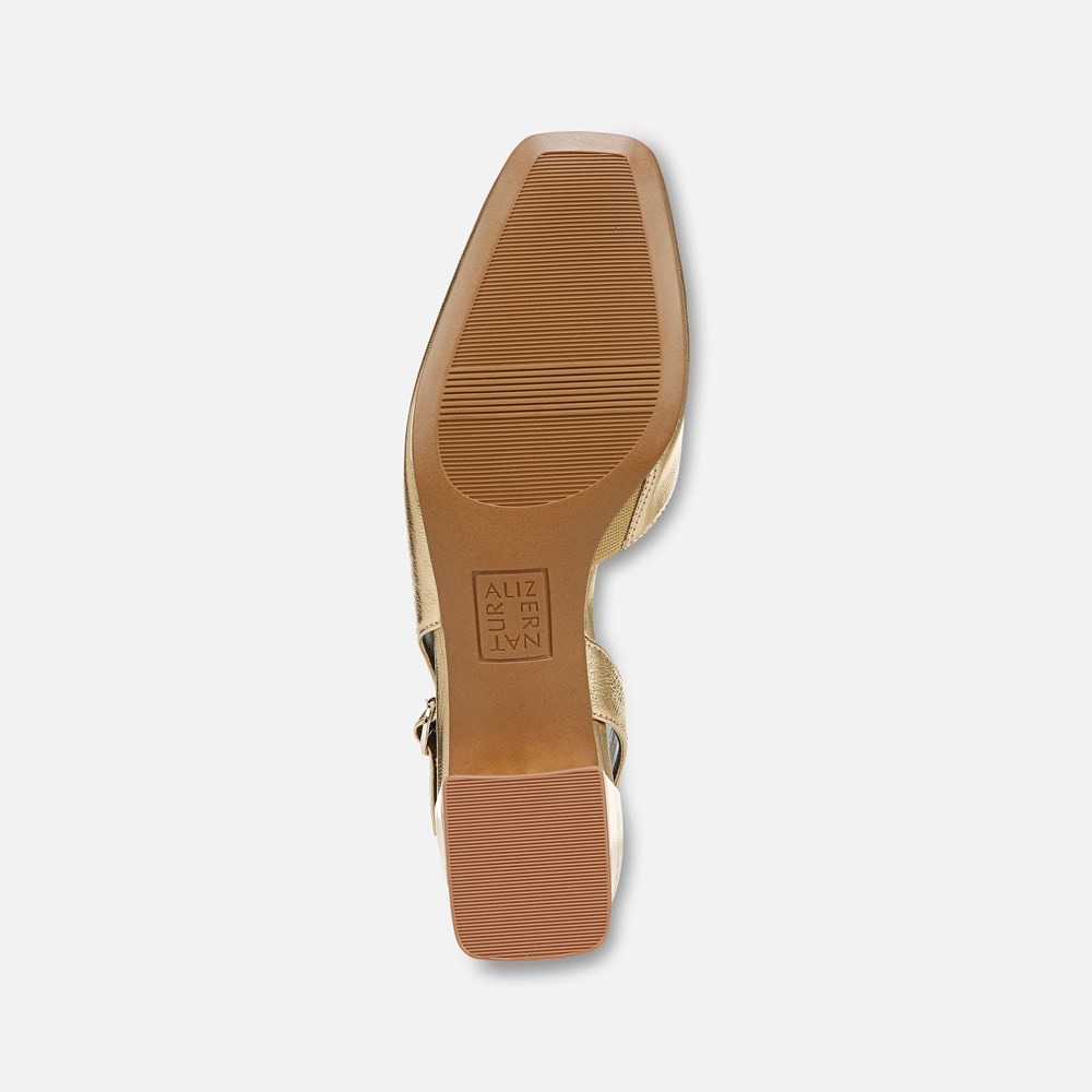 Naturalizer Jayla Slingback Pump - Dark Gold Leather Naturalizer Jayla Slingback Pump - Dark Gold Leather