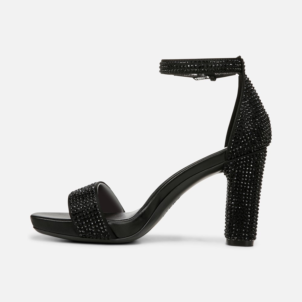 Naturalizer Joy Dress Sandal - Black Satin Naturalizer Joy Dress Sandal - Black Satin