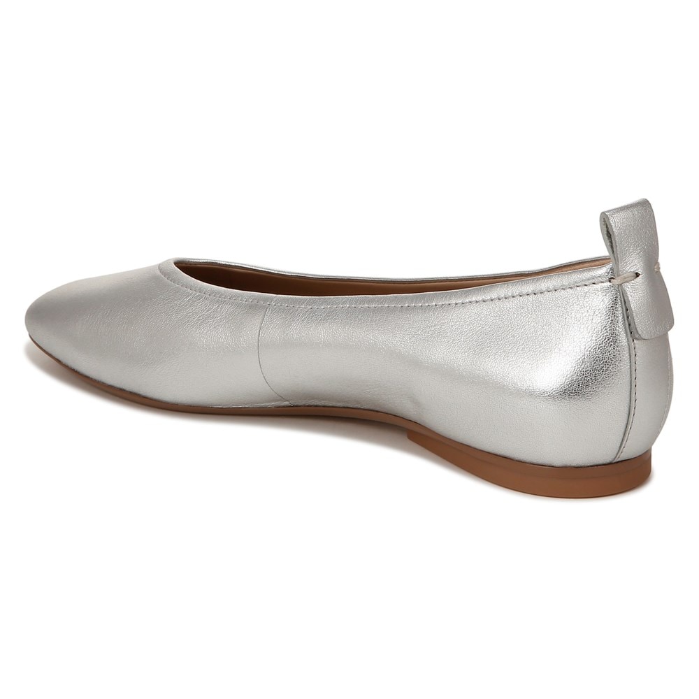 Naturalizer 27 Edit Carla Flat - Silver Leather Naturalizer 27 Edit Carla Flat - Silver Leather