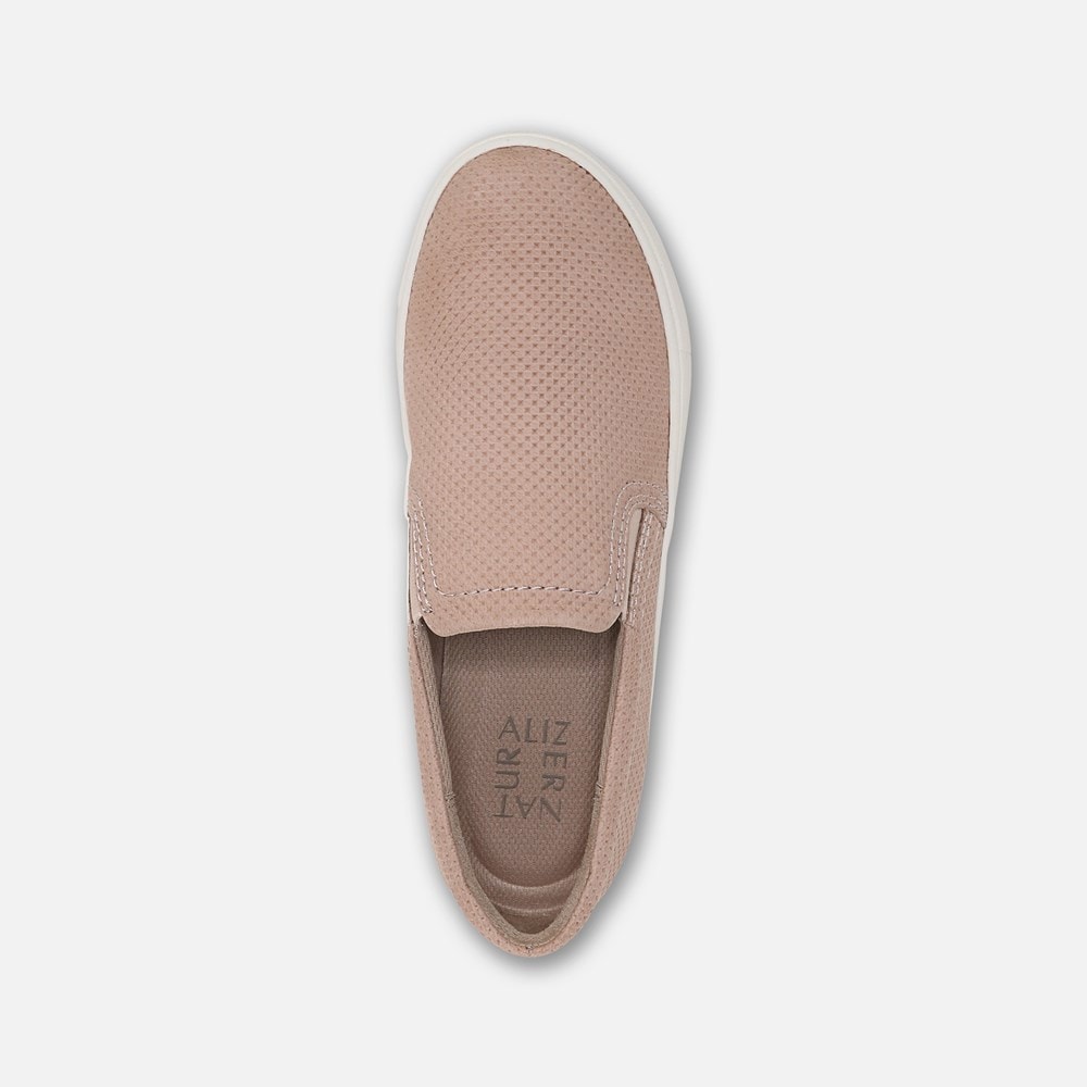 Naturalizer Marianne Slip On Sneaker - Mauve Leather Naturalizer Marianne Slip On Sneaker - Mauve Leather