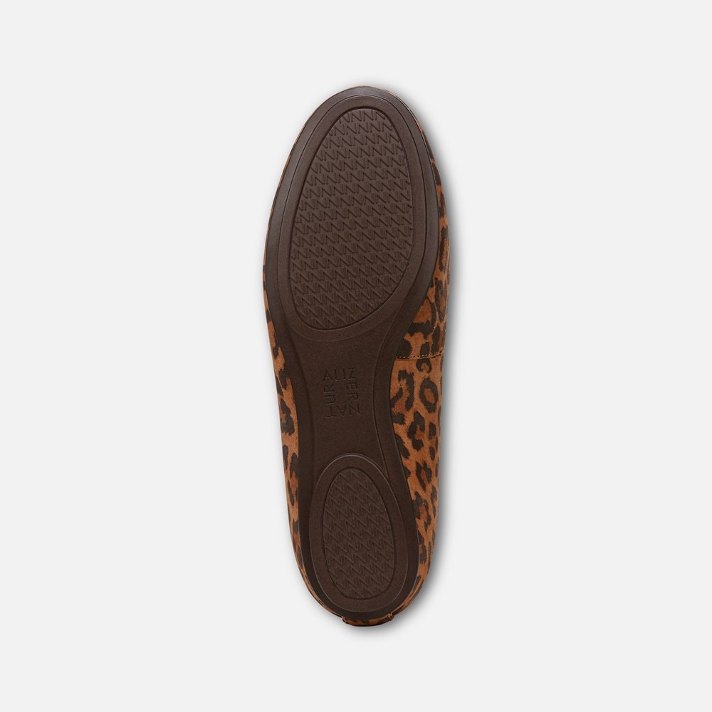 Naturalizer Maxwell Ballet Flat - Desert Tan Leopard Print Suede Naturalizer Maxwell Ballet Flat - Desert Tan Leopard Print Suede