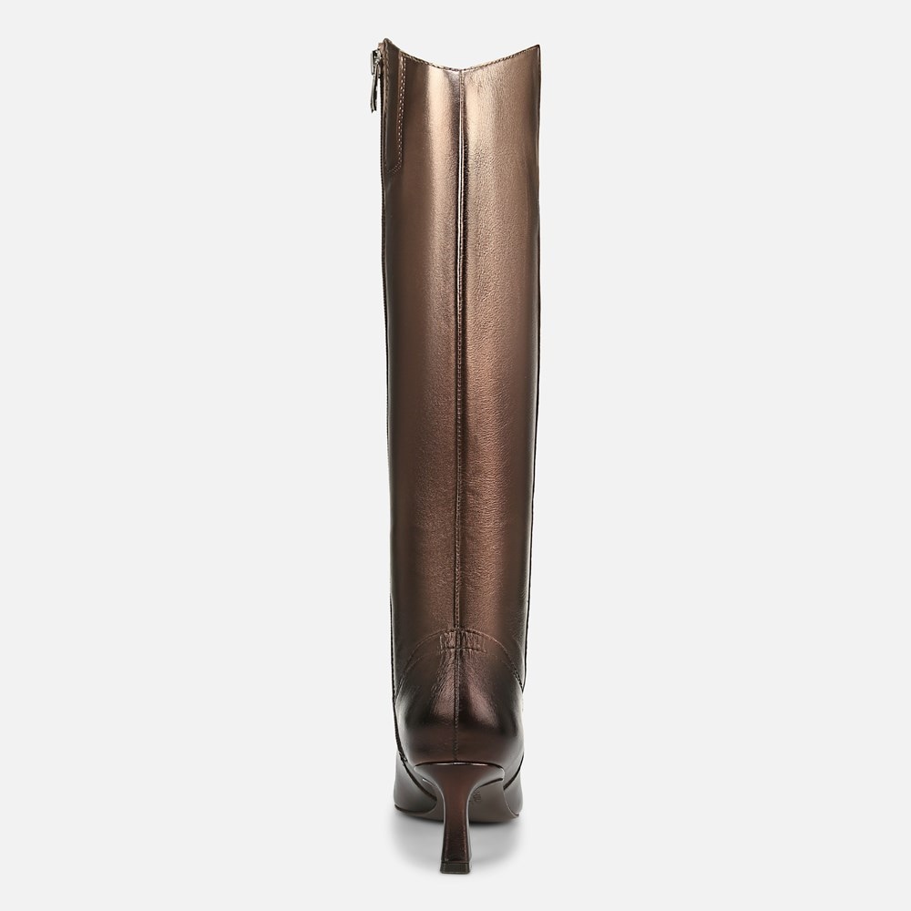 Naturalizer Deesha Unity Narrow Calf Boot by Deepica Mutyala - Unity Metallic Leather Naturalizer Deesha Unity Narrow Calf Boot by Deepica Mutyala - Unity Metallic Leather