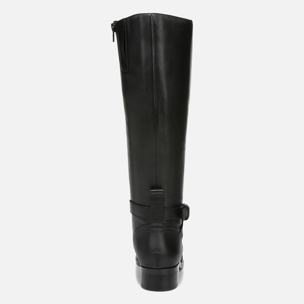 Naturalizer Rena Wide Calf Riding Boot - Black Leather Naturalizer Rena Wide Calf Riding Boot - Black Leather