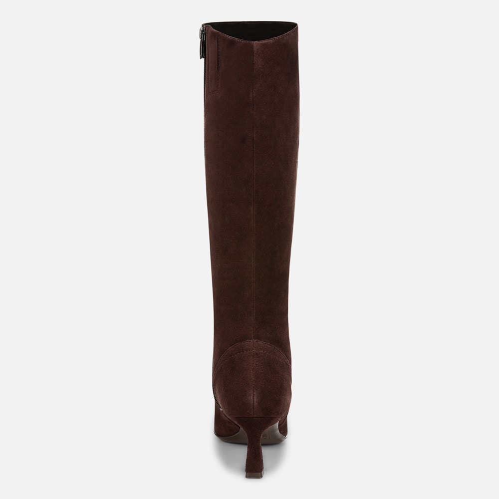 Naturalizer Deesha Narrow Calf Knee High Boot - Mahogany Suede