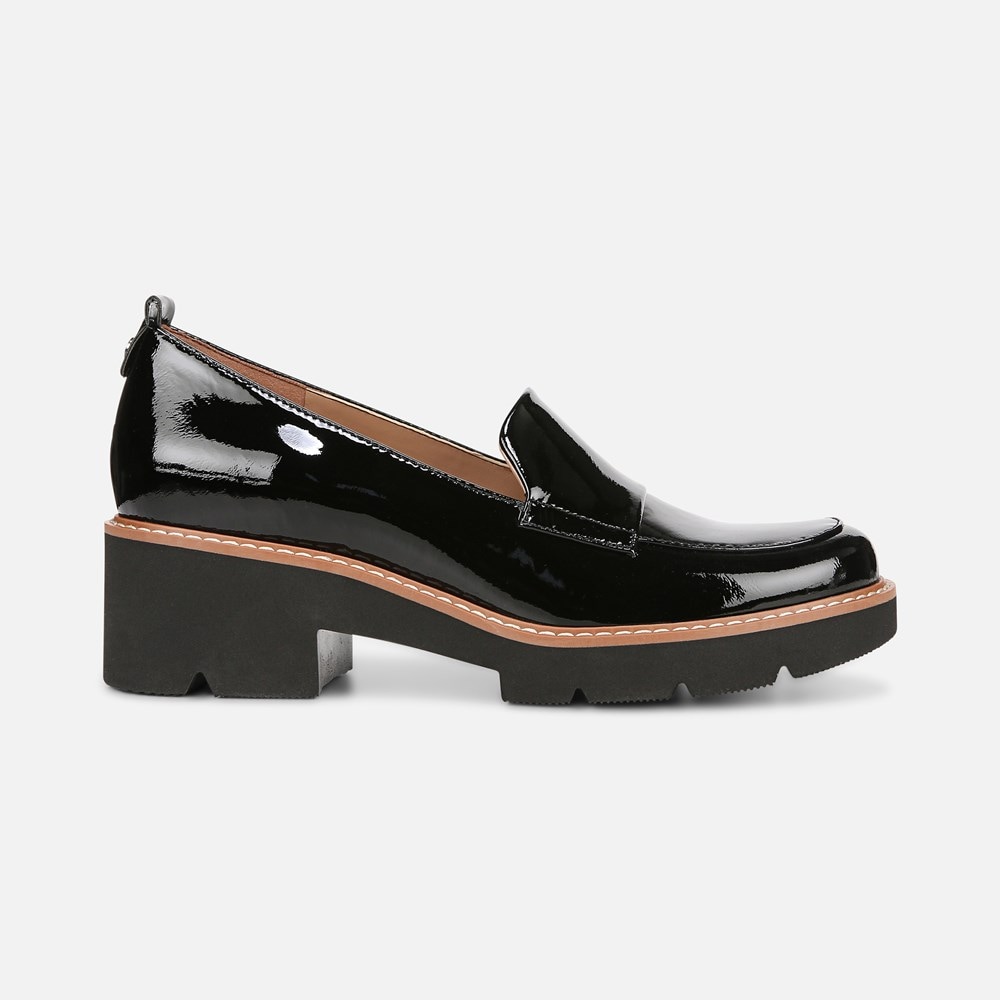 Naturalizer Darry Lug Sole Loafer - Black Patent Naturalizer Darry Lug Sole Loafer - Black Patent