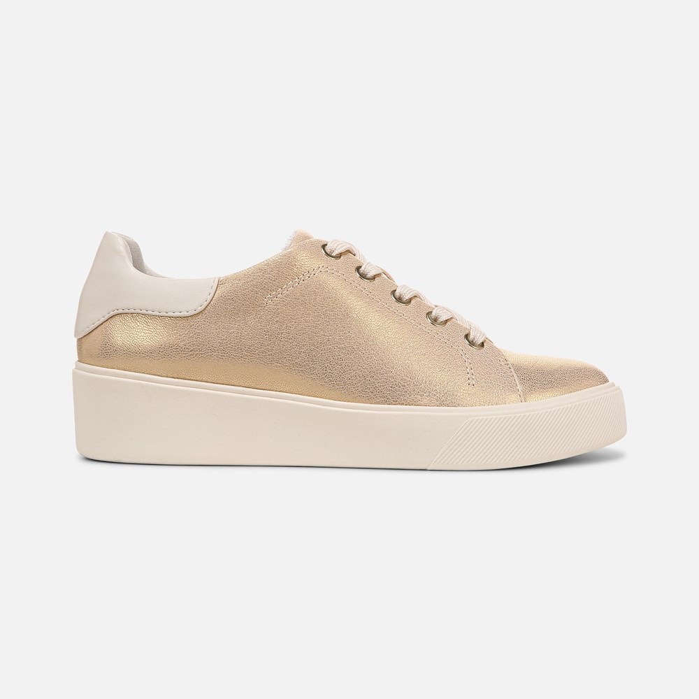 Naturalizer Morrison 2.0 Lace Up Sneaker - Gold Leather Naturalizer Morrison 2.0 Lace Up Sneaker - Gold Leather